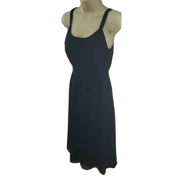 Ann Taylor Loft Dresses & Skirts - Ann Taylor Loft Women's Black Sleeveless Midi Sheath Dress w/Tie Belt Size‎ 2